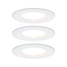 Paulmann Paulmann Vstavané svietidlo LED Nova kruhové 3x6,5W biela mat nevýklopnou 3-krokové-stmievateľné 934.96 P 93496 93496