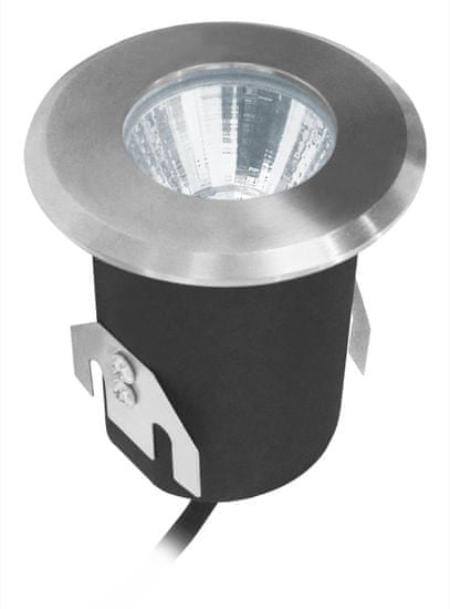 Century CENTURY Zemný LED PAVI 80mm 3W 24VAC / DC 4000K 240Lm15d 89x120mm 500kg IP65 IK06 CEN PAVI-038940