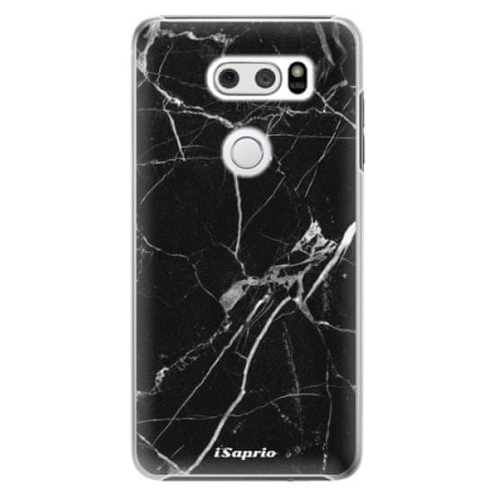 iSaprio Plastový kryt - Black Marble 18 pre LG V30