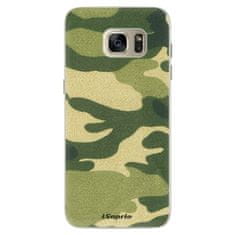 iSaprio Silikónové puzdro - Green Camuflage 01 pre Samsung Galaxy S7 Edge