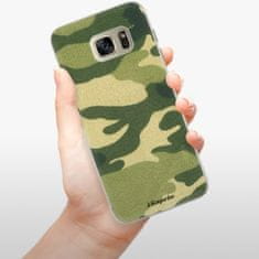 iSaprio Silikónové puzdro - Green Camuflage 01 pre Samsung Galaxy S7 Edge