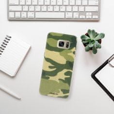 iSaprio Silikónové puzdro - Green Camuflage 01 pre Samsung Galaxy S7 Edge