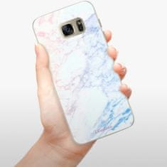 iSaprio Silikónové puzdro - Raibow Marble 10 pre Samsung Galaxy S7 Edge