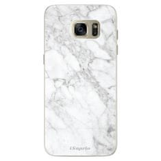 iSaprio Silikónové puzdro - SilverMarble 14 pre Samsung Galaxy S7 Edge