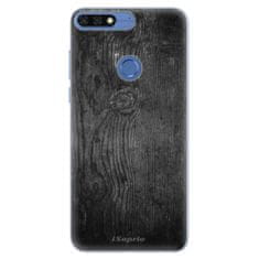 iSaprio Silikónové puzdro - Black Wood 13 pre Honor 7C