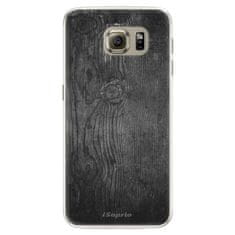 iSaprio Silikónové puzdro - Black Wood 13 pre Samsung Galaxy S6 Edge