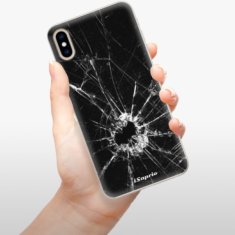 iSaprio Silikónové puzdro - Broken Glass 10 pre Apple iPhone Xs Max