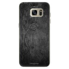 iSaprio Silikónové puzdro - Black Wood 13 pre Samsung Galaxy S7 Edge