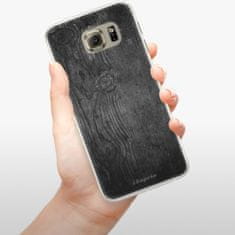 iSaprio Silikónové puzdro - Black Wood 13 pre Samsung Galaxy S6 Edge