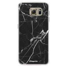 iSaprio Silikónové puzdro - Black Marble 18 pre Samsung Galaxy S6 Edge