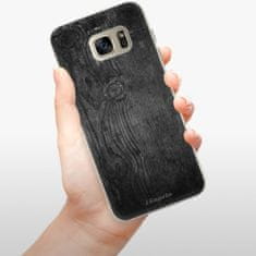 iSaprio Silikónové puzdro - Black Wood 13 pre Samsung Galaxy S7 Edge