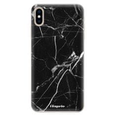 iSaprio Silikónové puzdro - Black Marble 18 pre Apple iPhone Xs Max