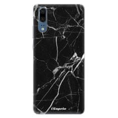 iSaprio Silikónové puzdro - Black Marble 18 pre Huawei P20