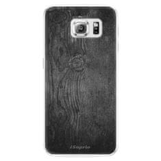 iSaprio Silikónové puzdro - Black Wood 13 pre Samsung Galaxy S6 Edge