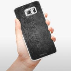 iSaprio Silikónové puzdro - Black Wood 13 pre Samsung Galaxy S6 Edge