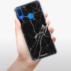 iSaprio Silikónové puzdro - Black Marble 18 pre Huawei Nova 3i