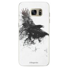 iSaprio Silikónové puzdro - Dark Bird 01 pre Samsung Galaxy S7 Edge