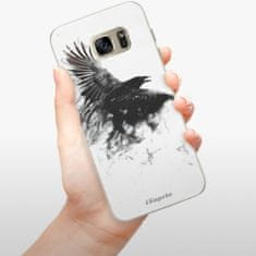 iSaprio Silikónové puzdro - Dark Bird 01 pre Samsung Galaxy S7 Edge