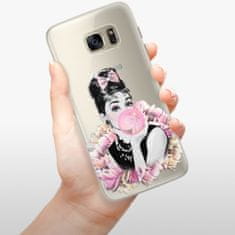 iSaprio Silikónové puzdro - Pink Bubble pre Samsung Galaxy S7