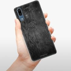 iSaprio Silikónové puzdro - Black Wood 13 pre Huawei P20