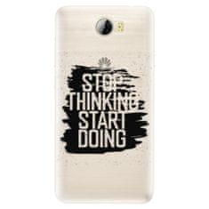 iSaprio Silikónové puzdro - Start Doing - black pre Huawei Y5 II