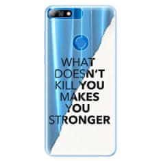 iSaprio Silikónové puzdro - Makes You Stronger pre Huawei Y7 Prime 2018