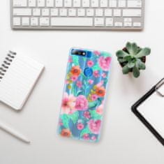 iSaprio Silikónové puzdro - Flower Pattern 01 pre Huawei Y7 Prime 2018