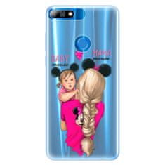 iSaprio Silikónové puzdro - Mama Mouse Blond and Girl pre Huawei Y7 Prime 2018