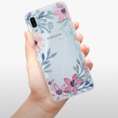 iSaprio Silikónové puzdro - Leaves and Flowers pre Samsung Galaxy A30