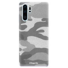 iSaprio Silikónové puzdro - Gray Camuflage 02 pre Huawei P30 Pro