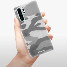 iSaprio Silikónové puzdro - Gray Camuflage 02 pre Huawei P30 Pro