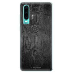 iSaprio Silikónové puzdro - Black Wood 13 pre Huawei P30