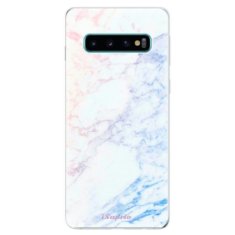 iSaprio Silikónové puzdro - Raibow Marble 10 pre SAMSUNG GALAXY S10