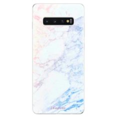 iSaprio Silikónové puzdro - Raibow Marble 10 pre SAMSUNG GALAXY S10 PLUS