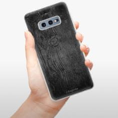 iSaprio Silikónové puzdro - Black Wood 13 pre SAMSUNG GALAXY S10E