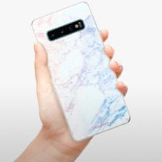 iSaprio Silikónové puzdro - Raibow Marble 10 pre SAMSUNG GALAXY S10