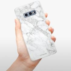 iSaprio Silikónové puzdro - SilverMarble 14 pre SAMSUNG GALAXY S10E