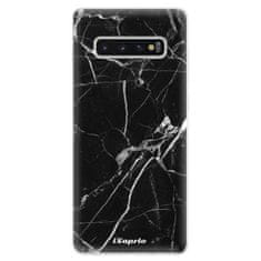 iSaprio Silikónové puzdro - Black Marble 18 pre SAMSUNG GALAXY S10 PLUS