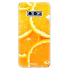 iSaprio Silikónové puzdro - Orange 10 pre SAMSUNG GALAXY S10E