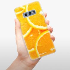 iSaprio Silikónové puzdro - Orange 10 pre SAMSUNG GALAXY S10E