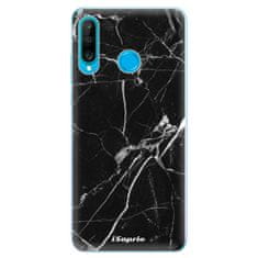 iSaprio Silikónové puzdro - Black Marble 18 pre Huawei P30 Lite