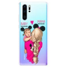 iSaprio Silikónové puzdro - Mama Mouse Blond and Girl pre Huawei P30 Pro