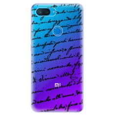 iSaprio Silikónové puzdro - Handwriting 01 - black pre Xiaomi Mi 8 Lite