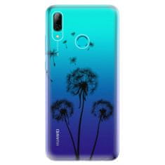 iSaprio Silikónové puzdro - Three Dandelions - black pre Huawei P Smart 2019