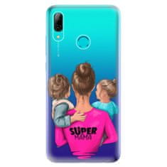 iSaprio Silikónové puzdro - Super Mama - Boy and Girl pre Huawei P Smart 2019