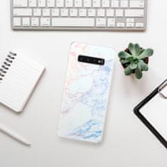 iSaprio Silikónové puzdro - Raibow Marble 10 pre SAMSUNG GALAXY S10 PLUS