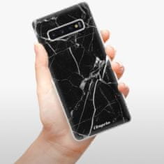 iSaprio Silikónové puzdro - Black Marble 18 pre SAMSUNG GALAXY S10 PLUS