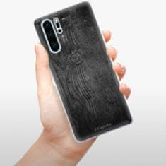 iSaprio Silikónové puzdro - Black Wood 13 pre Huawei P30 Pro