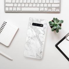 iSaprio Silikónové puzdro - SilverMarble 14 pre SAMSUNG GALAXY S10 PLUS