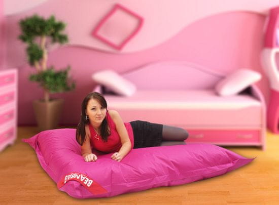 Beanbag Sedací vak 179x140 perfekt pink